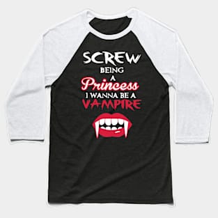 Princess Vampire Baseball T-Shirt